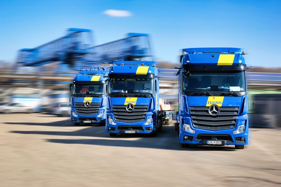 Just-in-Time-Lieferung LKW