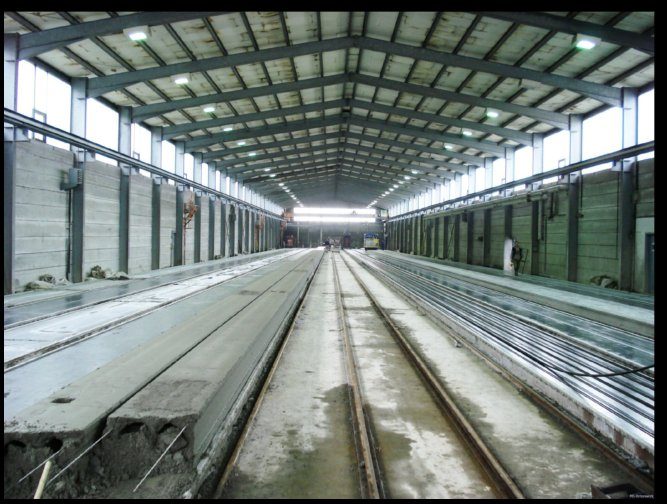 MS-Betonwerk Produktionshalle